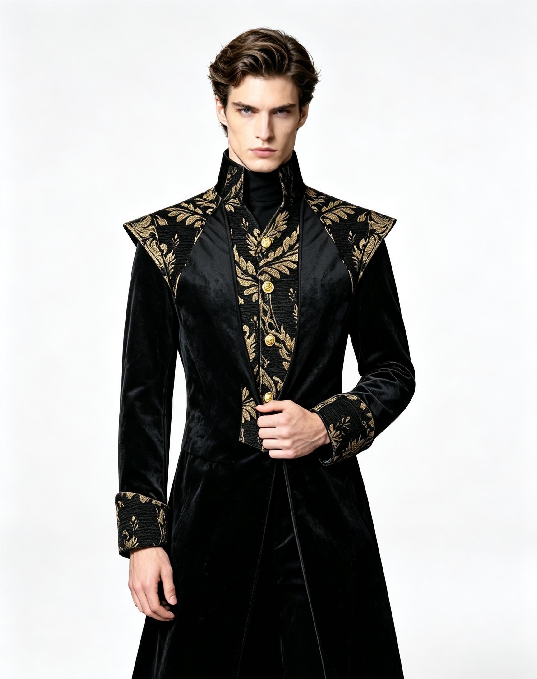 Jackets - Erkekler için Orta Çağ Steampunk Frak