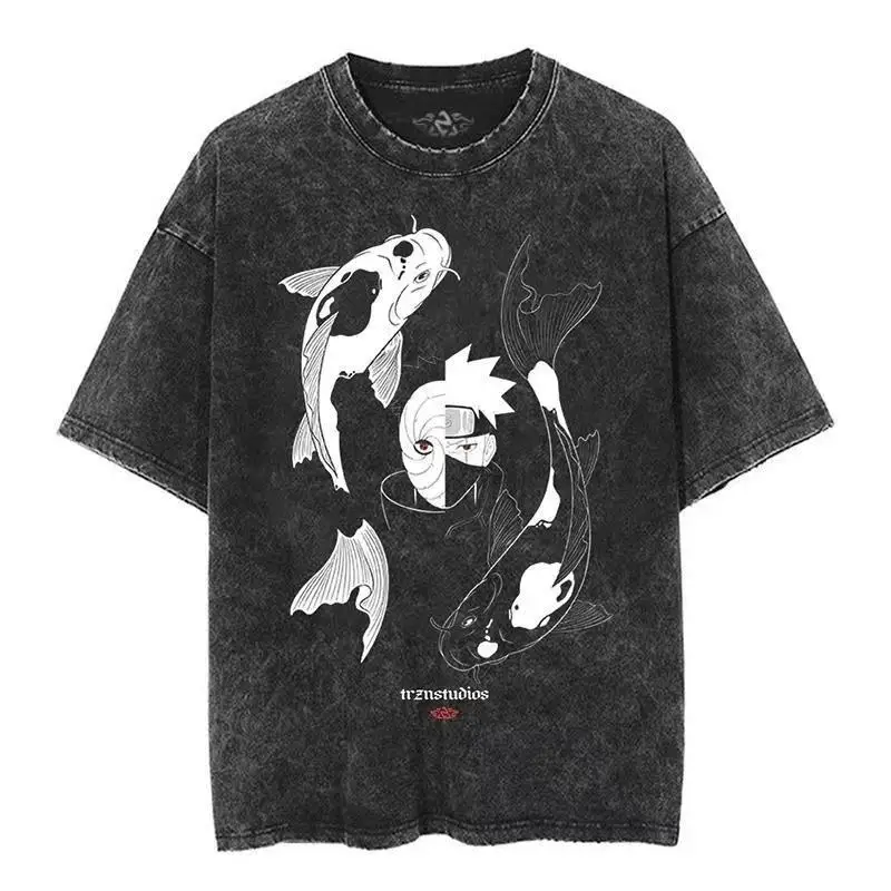Eskitilmiş yıkama tişörtü Naru - Acid Wash Vintage Graphic T Shirt incelemesi ve fiyatı