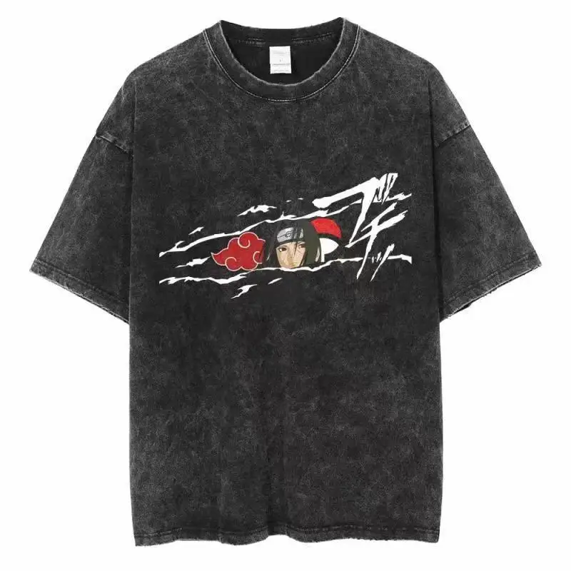 Eskitilmiş yıkama tişörtü Naru - Acid Wash Vintage Graphic T Shirt incelemesi ve fiyatı
