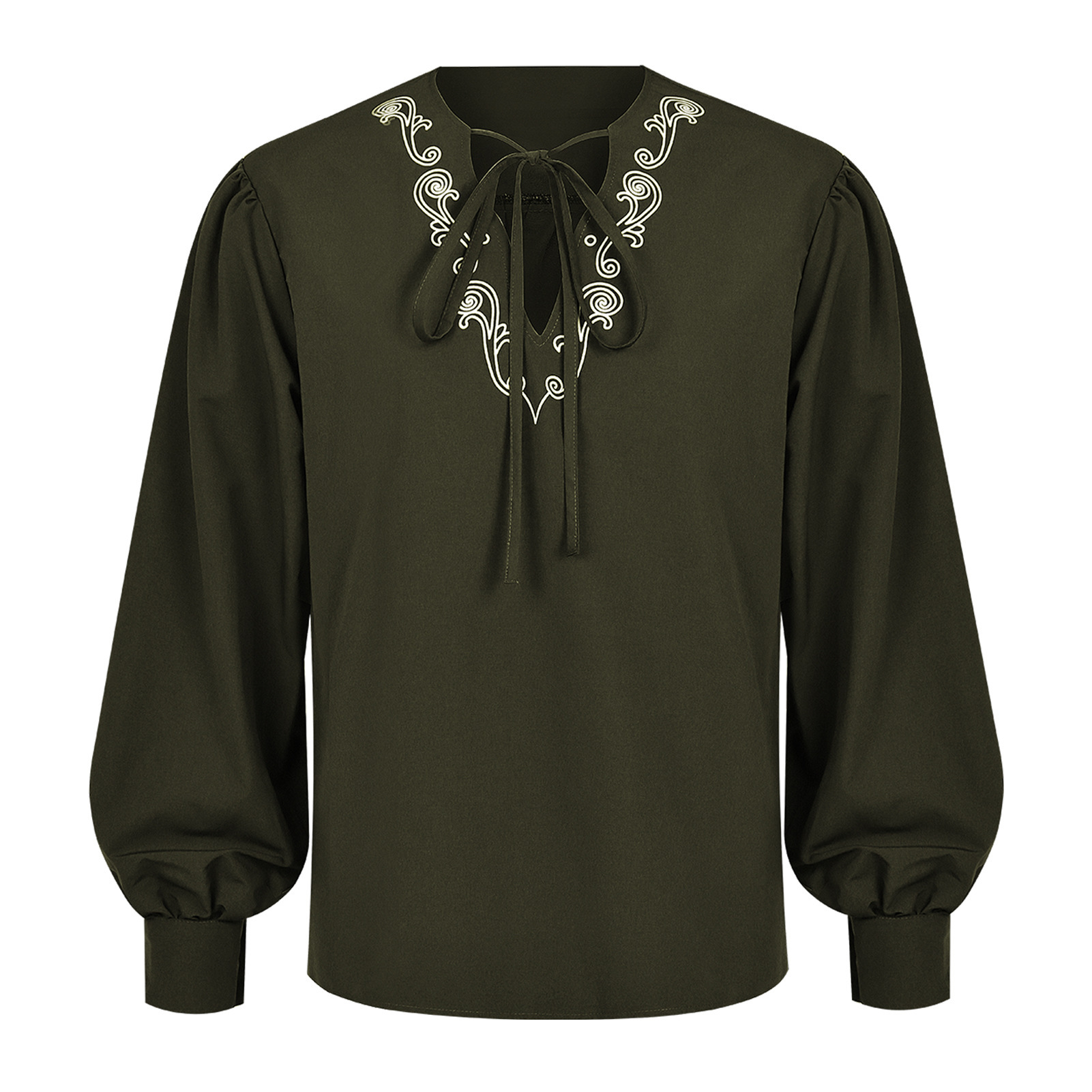 Rönesans Korsan Gömleği, Vikin - Medieval Gothic Lace Up Pirate Shirt incelemesi ve fiyatı